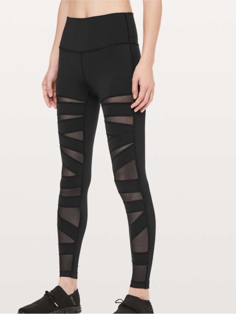 Lululemon Wunder Under Pant (High-Rise) *Tech Mesh 28" Black